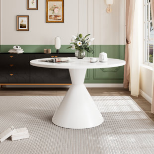 Round White Kitchen & Dining Tables You'll Love | Wayfair